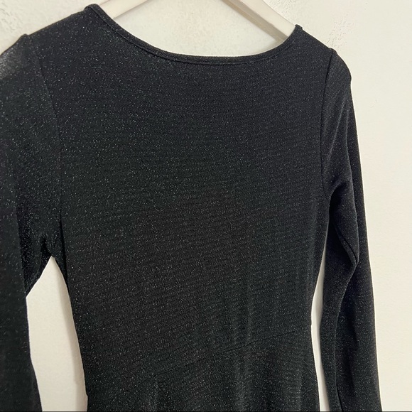 Alamour the Label Norma Long Sleeve A-Line Midi Dress Black M *Missing Bra* - Picture 9 of 10